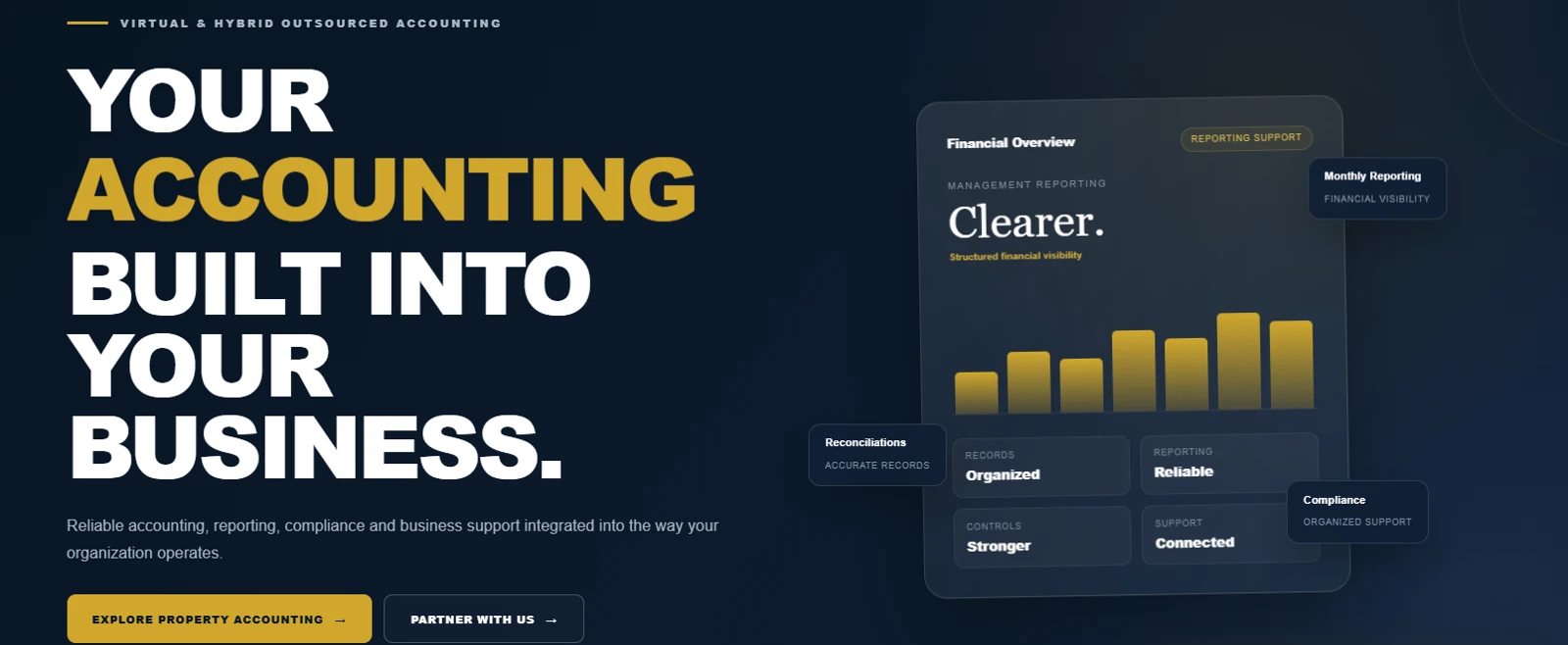 Accensure Solutions website design